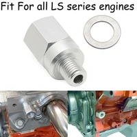 for all ls series swap gauge m12 1 5 to 38 coolant temperature sensor aluminum adapter with washer