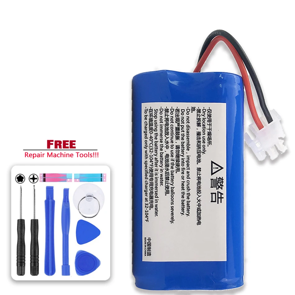 

Battery A4(3400mAhVer) 3400mAh For ILIFE A4 A4s V7 A6 V7s Plus Robot Vacuum Cleaner ILife 4S 1P Full Capacity