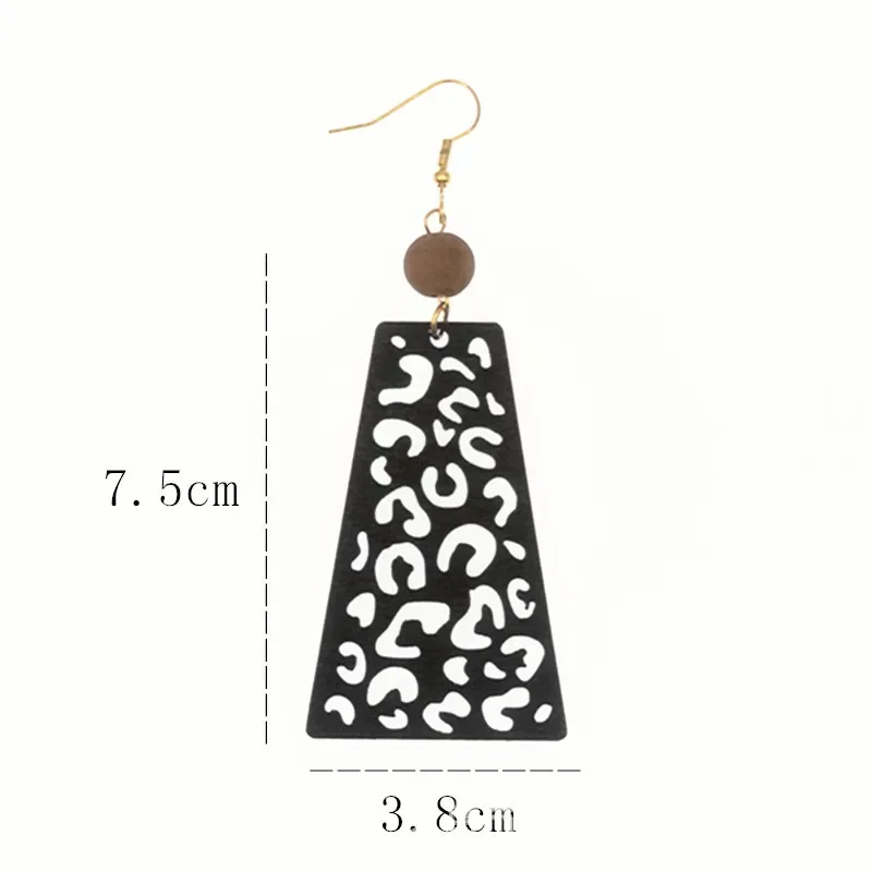 Уникальные модные трансграничные креативные серьги Amazon полые геометрические