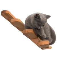 wooden cat climbing frame four step stairs wall mounted cat shelves cat wall shelves cat shelves and perches for wall