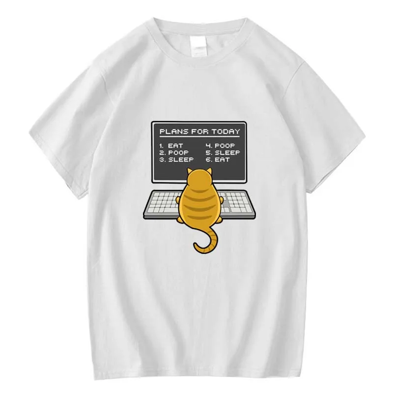 

Креативный Забавный программатор код работает почему печать мема Футболка Camiseta Hombre Linux операционная система модная уличная одежда для подарка