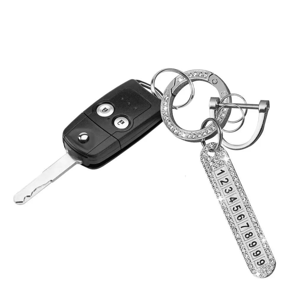 1 шт. Подвеска для кошелька с номером телефона, подарок, ключница для автомобильных ключей, подвеска для сумки, телефонный брелок, брелок для ключей.