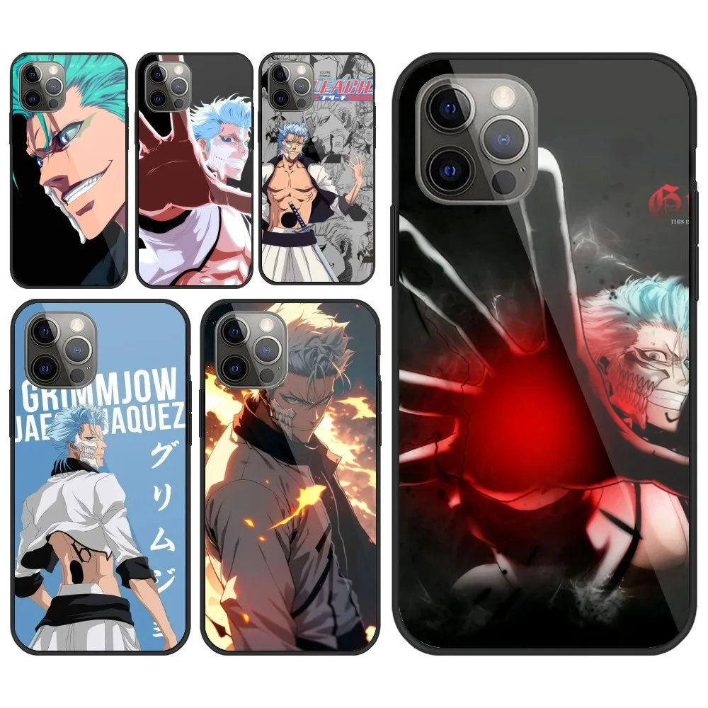 Чехол для мобильного телефона отбеливатель Grimmjow iPhone 15 14 13 12 11 XS X 8 7 6 Plus Mini Pro Max SE 2022