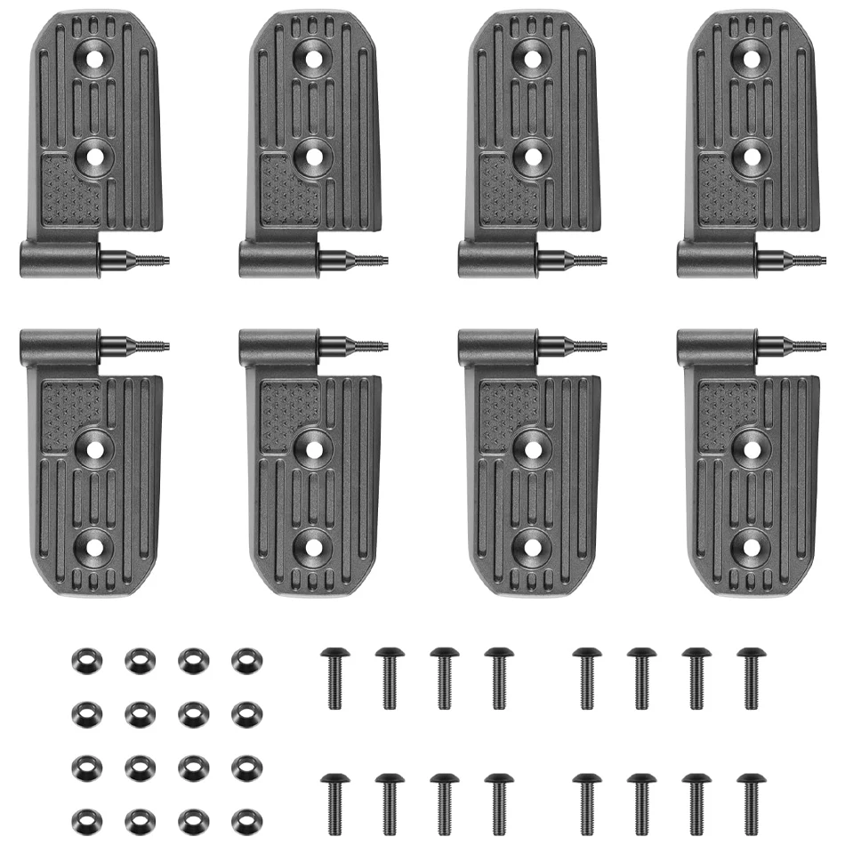 

Комплект дверных петель MX, внешние аксессуары для Jeep Wrangler JL JLU Sport Sahara Freedom Rubicon Unlimited Gladiator JT 2018-2024