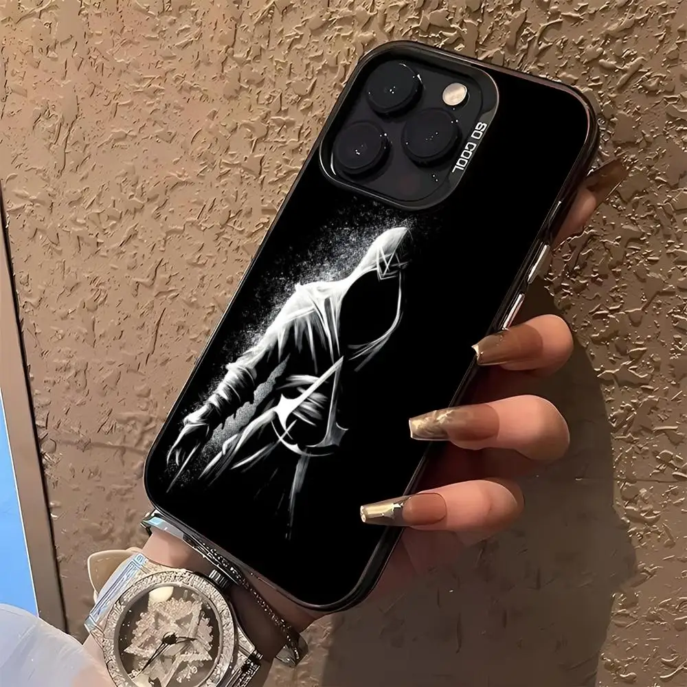 Игровой чехол для телефона A-Assassins C-Creeds iphone 16 15 14 13 11 12 Pro Max Xr X Xs Plus черный