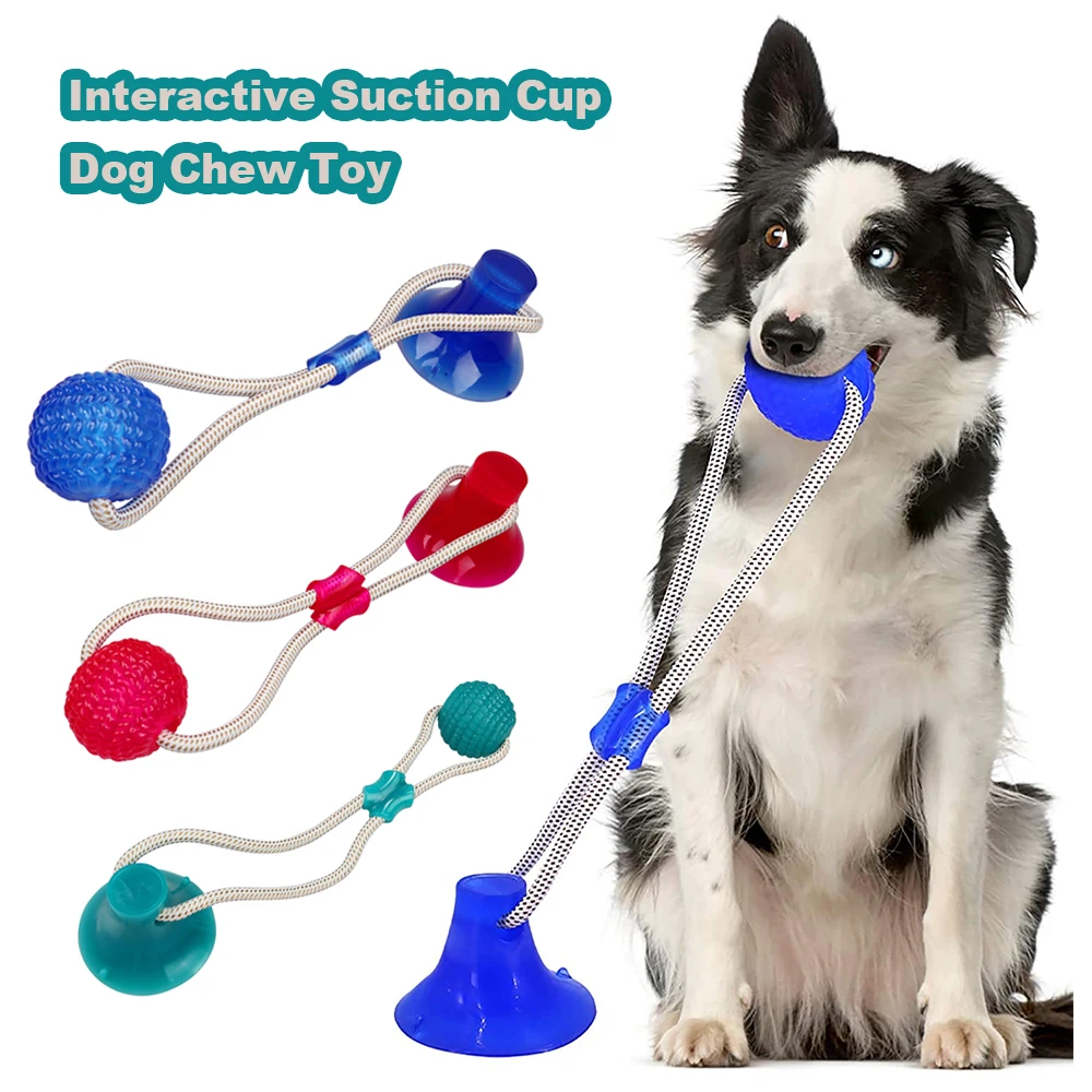 

Dog Chew Toys for Aggressive Chewers Puppy Dog Training Treats Teething Rope Toys for Boredom Ball Toys for Puppies Small Dogs