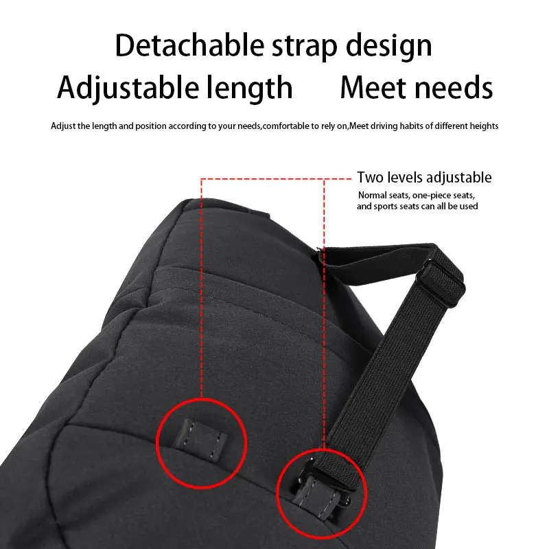 Регулируемый автомобильный подголовник ультра мягкая подушка для шеи замшевый