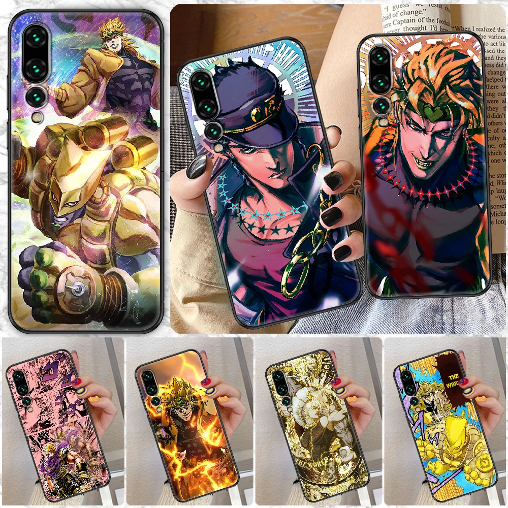 Чехол для телефона с рисунком из аниме JoJo Dio Brando Huawei P Mate P10 P20 P30 P40 10 20 Smart Z Pro Lite