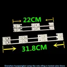Светодиодные ленты 4 шт.лот, световые панели, работающие для KDL32MT626U 35019055 35019056, 4 шт. * 4 светодиода + 4 шт. * 3 светодиода, 1 светодиод = 3 в, бесплатная доставка