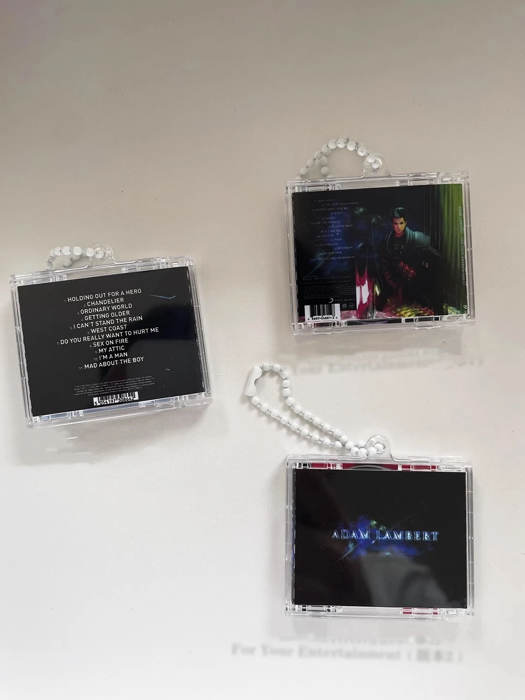 Поп Адам Ламберт МИНИ-музыка CD NFC брелок для ключей с высокой драмой альбом играть