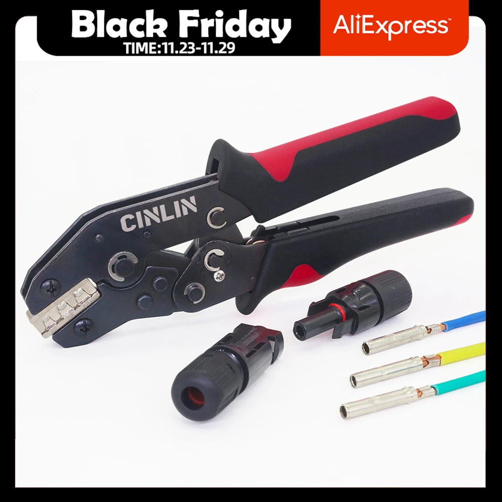 

Crimping Pliers Solar Photovoltaic MC4 Terminals SN-2546B 190mm Solar Panels Seal Connector Crimper Tool Pliers Connector Set