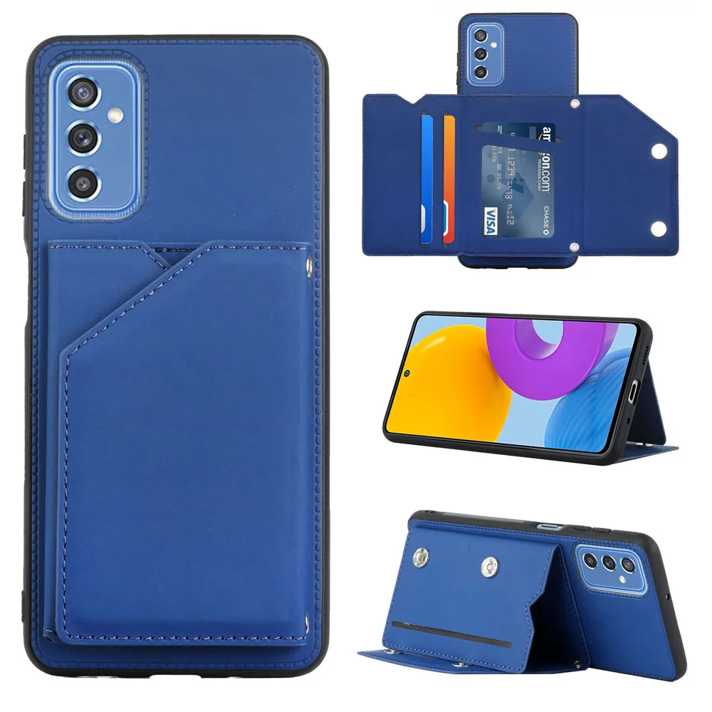 

Slim PU Leather Wallet Case Cover For Samsung Galaxy M52 5G Case A13 4G Card Holder Stand Protective Cover A33 A53 A73 5G Funda