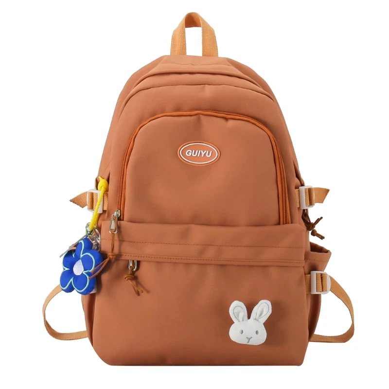 

Large Capacity Nylon Backpack College School Bookbag Fashion Daypack for Teen