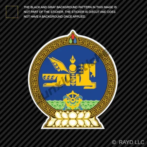 

Индивидуальная монгольская наклейка, виниловые автомобильные аксессуары, наклейка на автомобиль, мотоцикл, мировой флаг, Монголия, гонки, Helme KK13cm