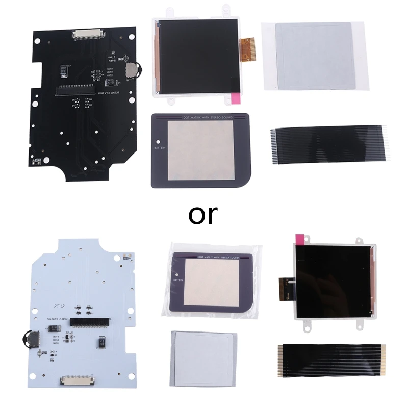 

DMG Ретро пиксель IPS ЖК-экран комплект IPS ЖК-экран подсветка яркость для приставки Gameboy GB консоль 36 ретро цвет для W/For S