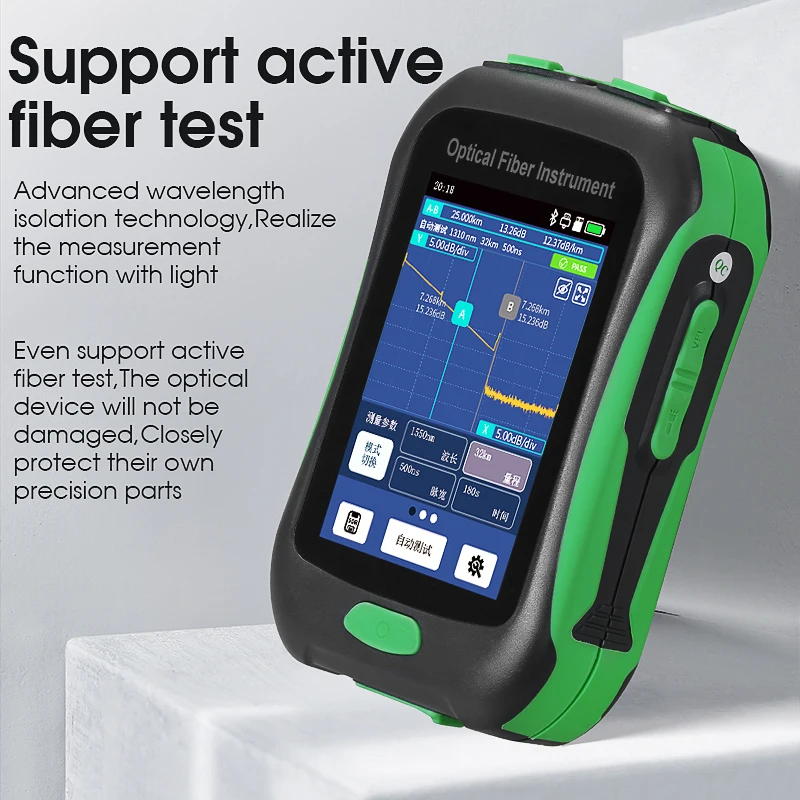 COMPTYCO AUA-16U/16A(Optional)Mini Touchable Screen OTDR 80KM Multifunction Optical Time Domain Reflectometry Active Fiber Test