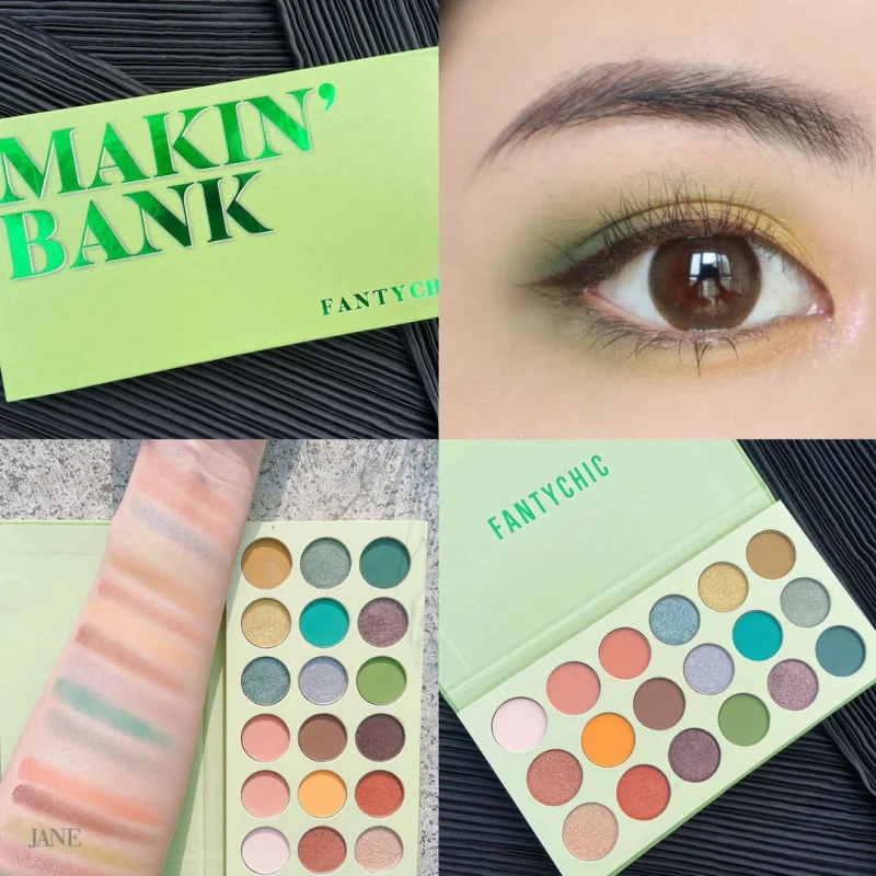 

18 Colors Eyeshadow Palette Eye Makeup Matte Shimmer Powder Eye Shadow Diamond Pearlescent Lasting Waterproof Eyeshadow Palette