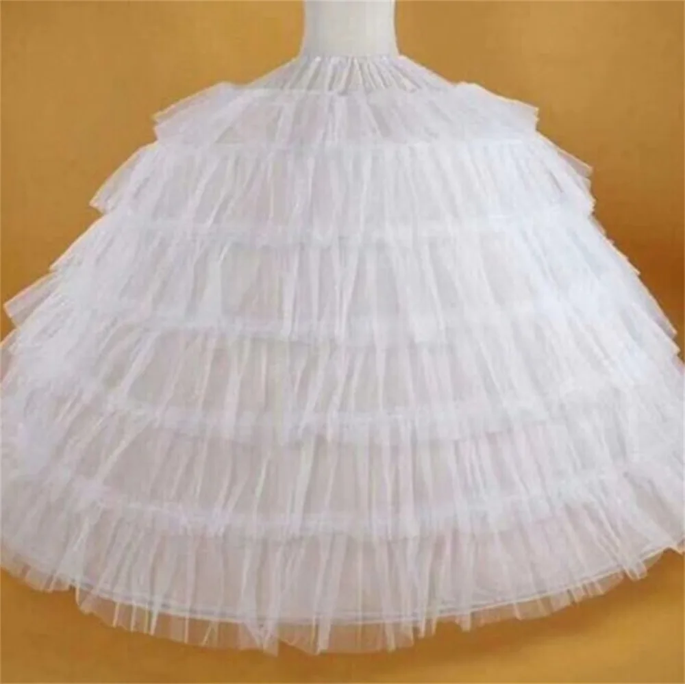 

Princess Ball Gown Petticoats Ready to Wear 6 Hoops Puff Pettocoat