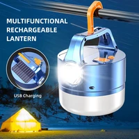 solarusb charging camping light led bulb light household multifunction power outage emergency lamp mobile night market lights