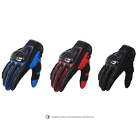motorcycle polyester non slip drop resistant protective gloves breathable protect finger joints gloves for man and woman