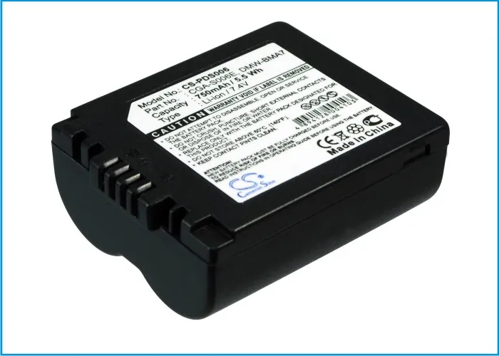 

CS 750mAh battery for LEICA V-LUX1 BP-DC5-E