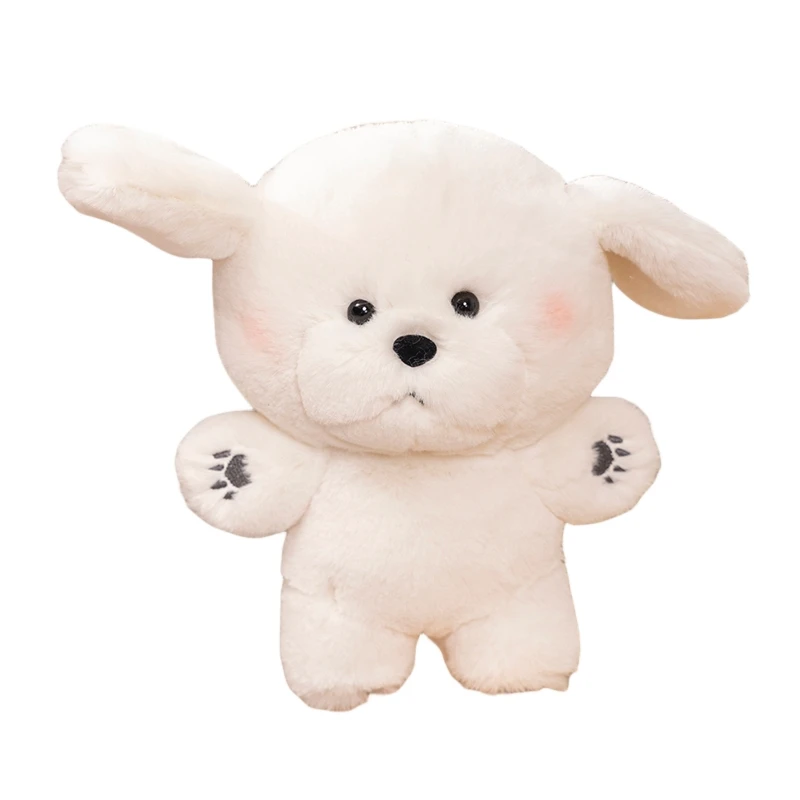 Очаровательные пушистые волосы West Highland White Terrier плюшевые мягкие щенки игрушки