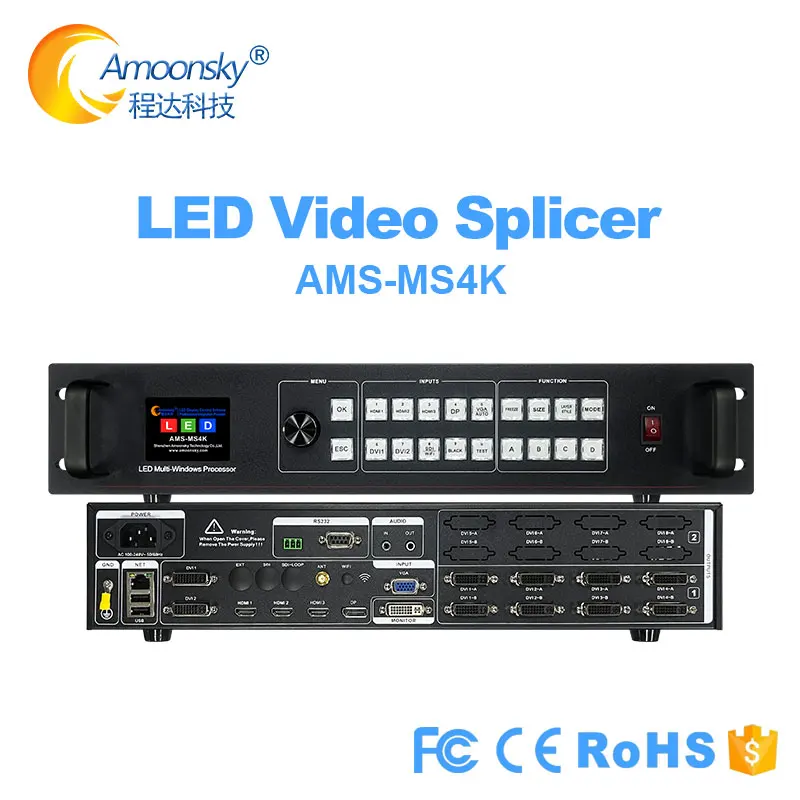 

Светодиодный многооконный аппарат 4K, процессор MS4K, как ноябрь mctrl4k, светодиодный видеопроцессор с поддержкой Lins ts802d msd300 для Светодиодный од...