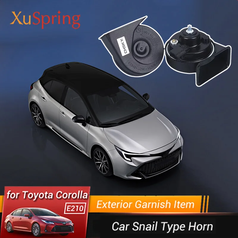 Автомобильный гудок типа улитки для Toyota CHR Corolla Wish Verso Camry Auris Vista Prius Yaris Vitz Platz Vios Aygo