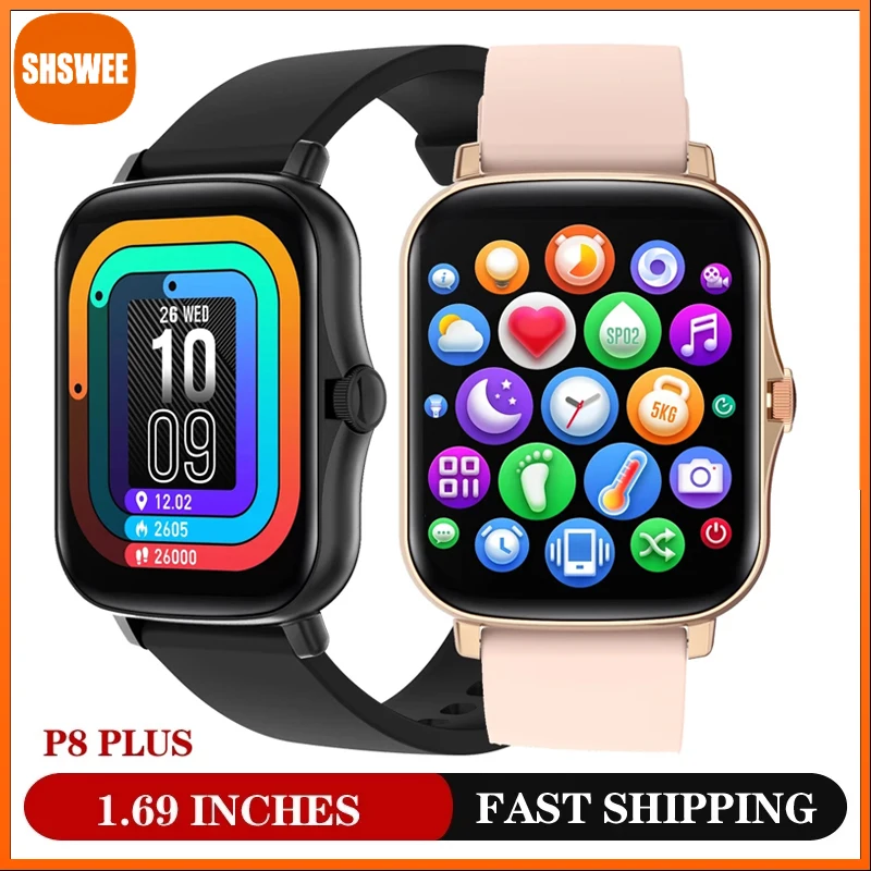 

For Xiaomi Huawei Smart Watch Men Women Bracelet Fitness Tracker Heart Rate Sleep Monitor Clock Smartwatch for IOS Android+Box