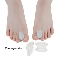 1 pair silicone toe separators spacer thumb valgus bunion corrector straightener good hallux valgus and deformity effect