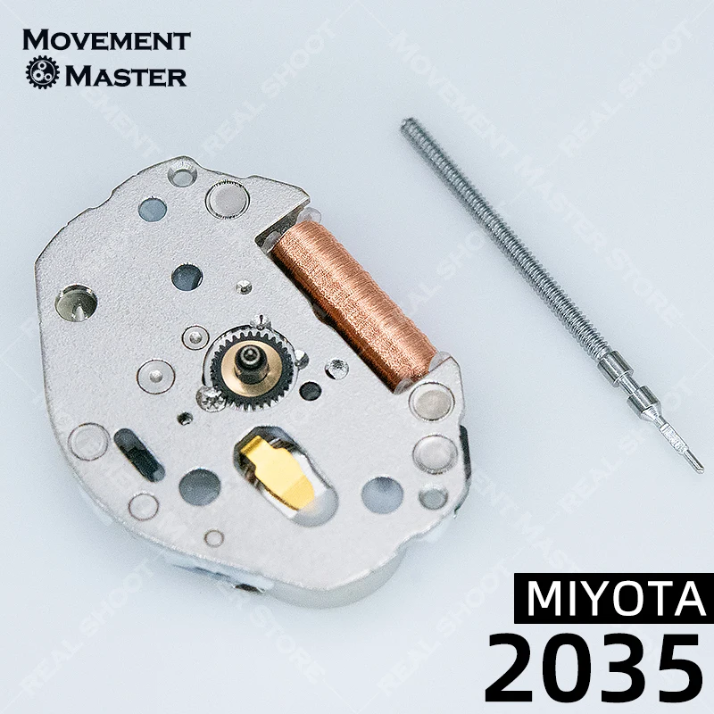 

New Miyota 2035 Movement Japan Original Quartz Automatic 2 Hands Watch accessories watch parts