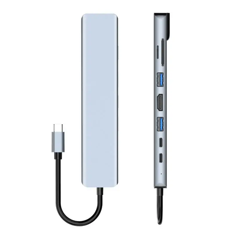 

USB-разветвитель для ноутбука 8 в 1, USB C
