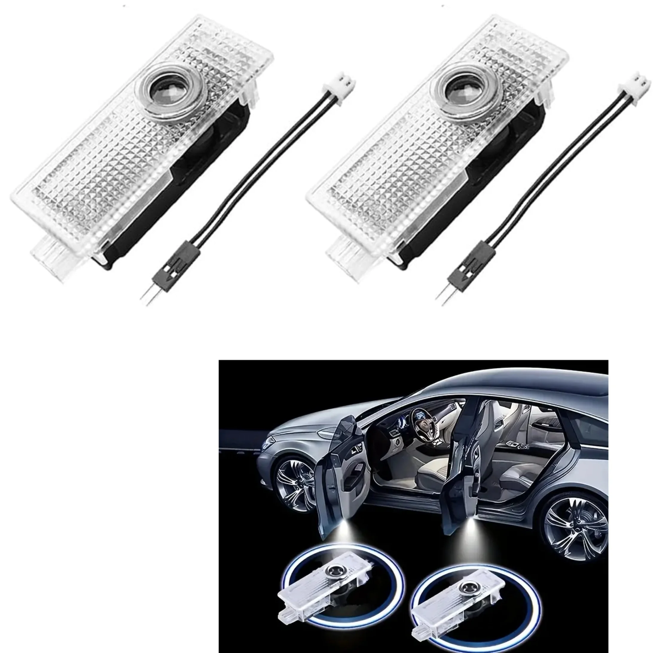 Для дверей BMW светодиодные проекционные огни с проекцией логотипа высокой