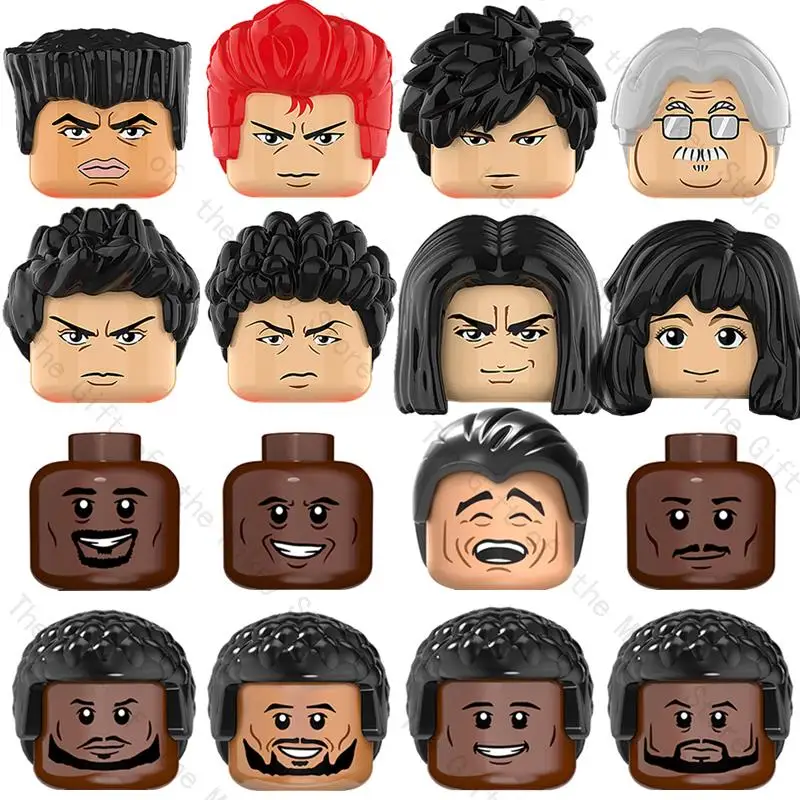 Slam Action Figures Building Blocks Accessories Toys For Kids Koruit Kt1060 Xp459-466