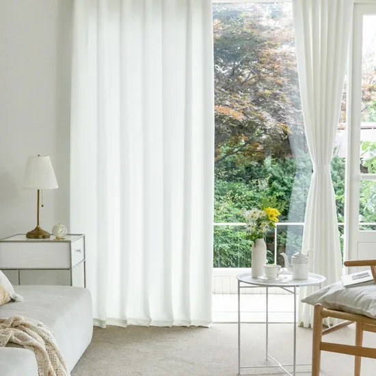 Элегантные мягкие электрические занавески Xizi среднего размера для