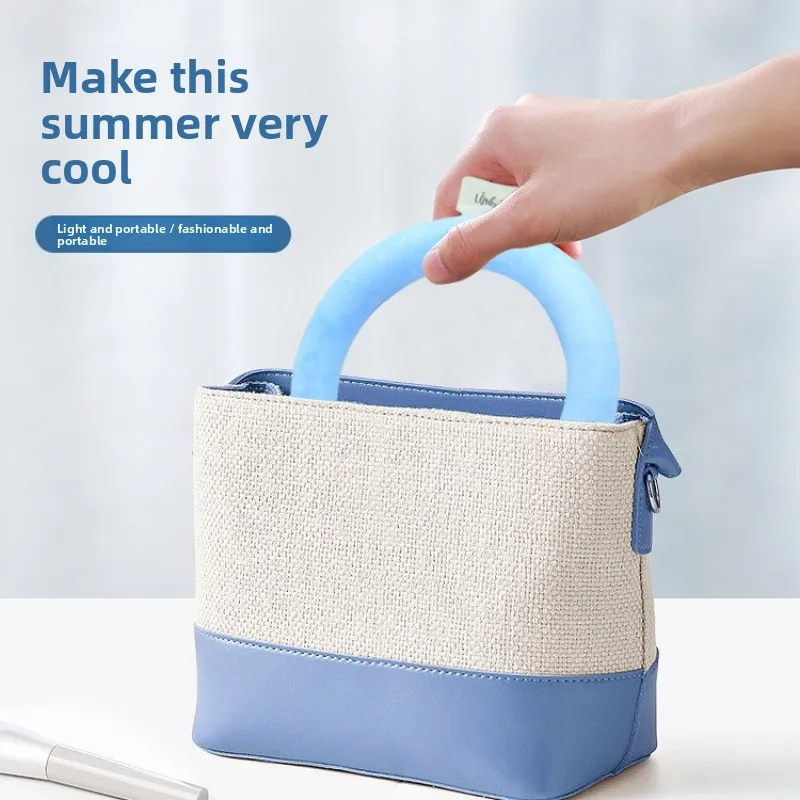 Фото Охлаждающее кольцо для шеи Heat Relief Summer: ледяное ощущение для снижения температуры при занятиях спортом на открытом воздухе и в офисе №2