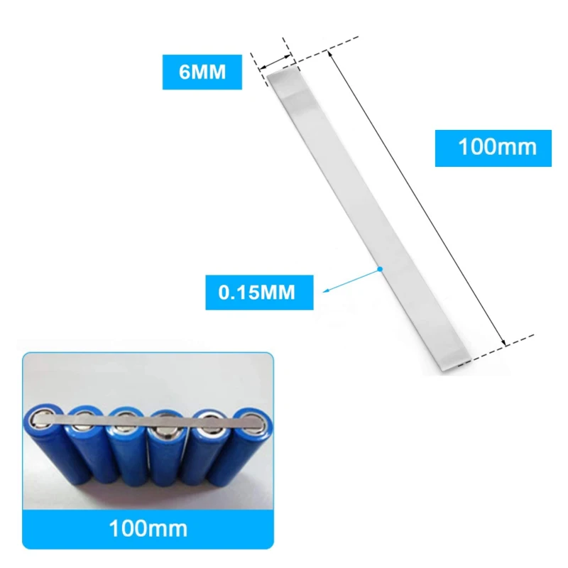 10-50 шт. никелированные стальные полосы никелевые для 18650 строительной техники