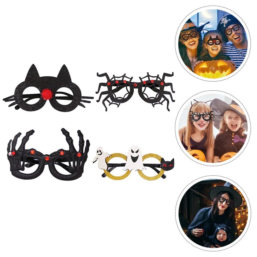 

4 шт. тематические очки, забавные креативные очки, декор для вечерние