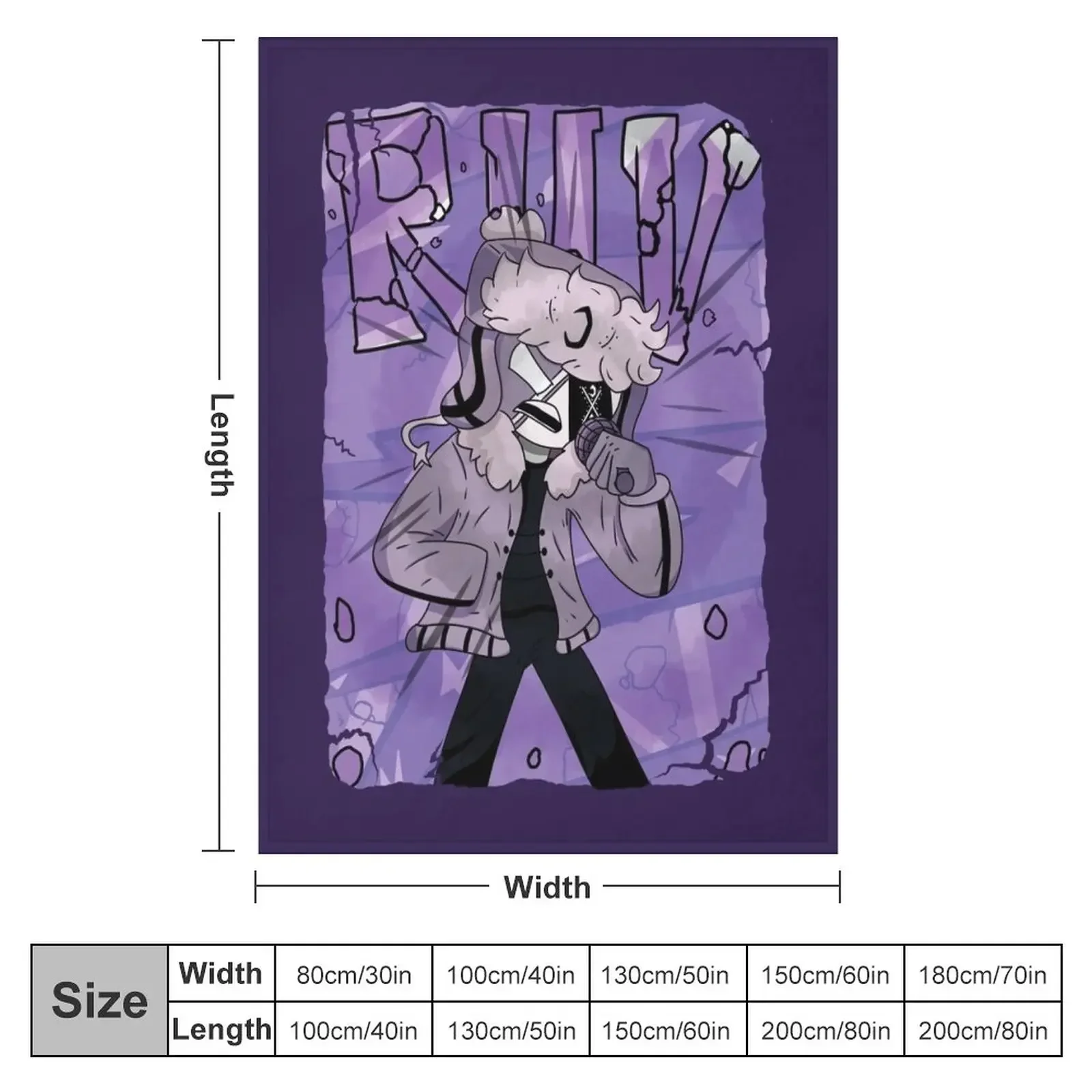 Fnf Ruv одеяла для стены с изображением персонажа