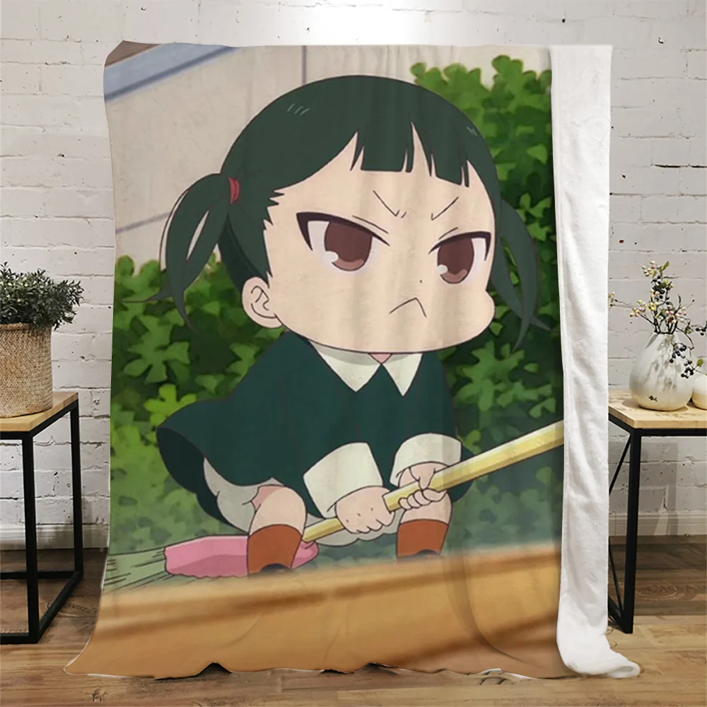 

CLOOCL Anime Blankets The Babysitters In The School Kirin 3D Printed Flannel Throw Blanket Summer Air Conditioner Quilts