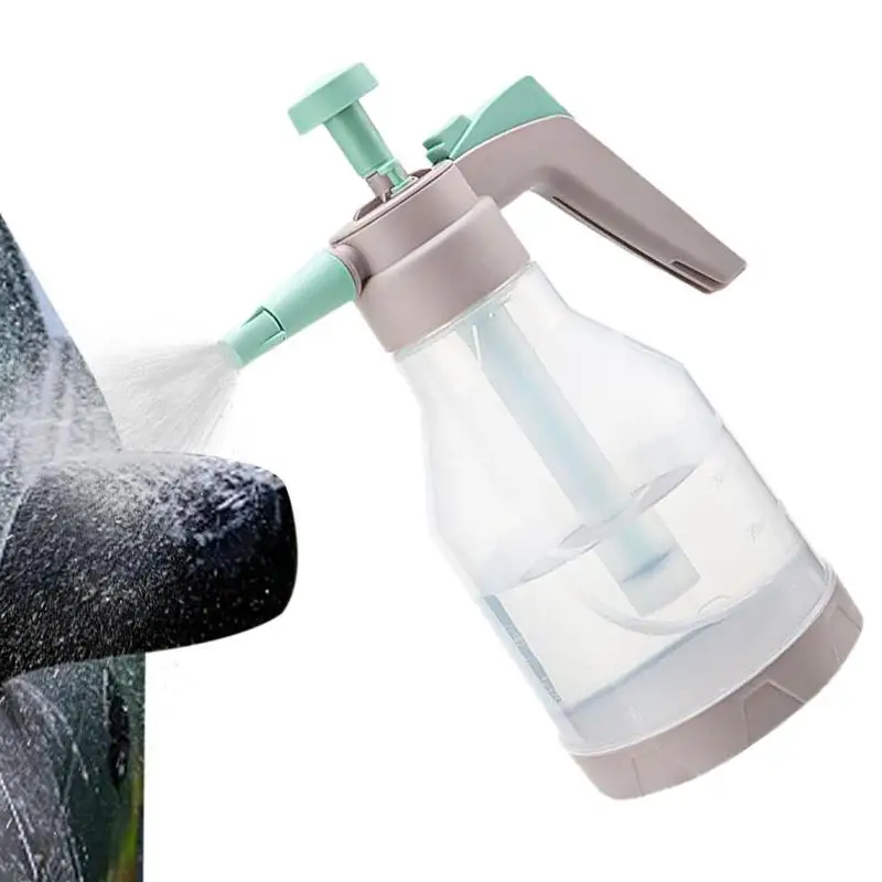 

Car Wash Pump Sprayer 1.5L Garden Sprayer Pressurized Hand Pump Sprayer For Lawn & Garden Extension Pole Handheld Sprayers For