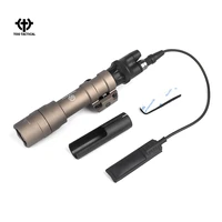 m600 m600df surefir flashlight 1400lumens led tactical hunting rifle airsoft flashlight scout light weapon light for 20mm rail