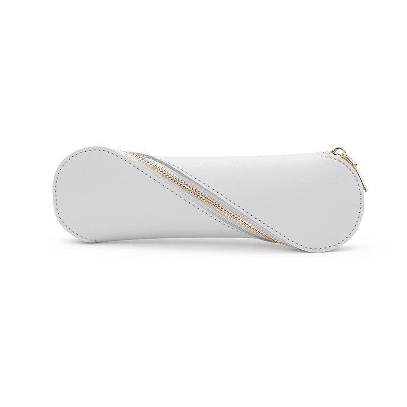 S Case With Zipper Small Makeup Pouch Slim Thin Pen Holder Coin Pouch Zip Travel Organizer