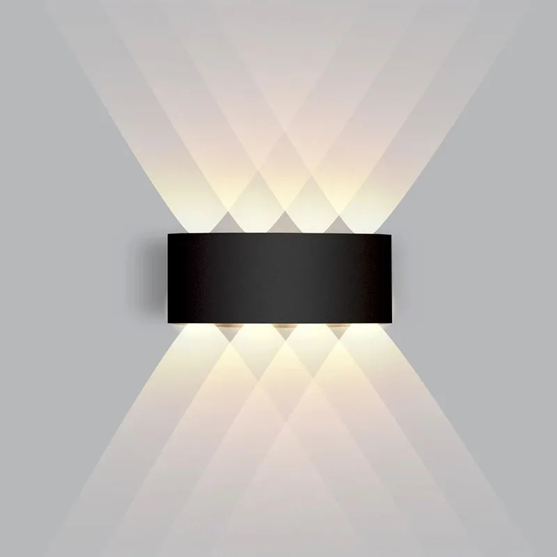 

IP65 modern Wall Lamp Outdoor Waterproof Garden Lighting Aluminum AC86-265 Indoor Bedroom Living Room Stairsled led wall lamp