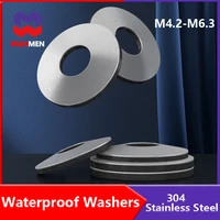 waterproof washers epdm anti skid washers drill tail gasket composite sealing washers plain gasket 304 stainless steel gbt