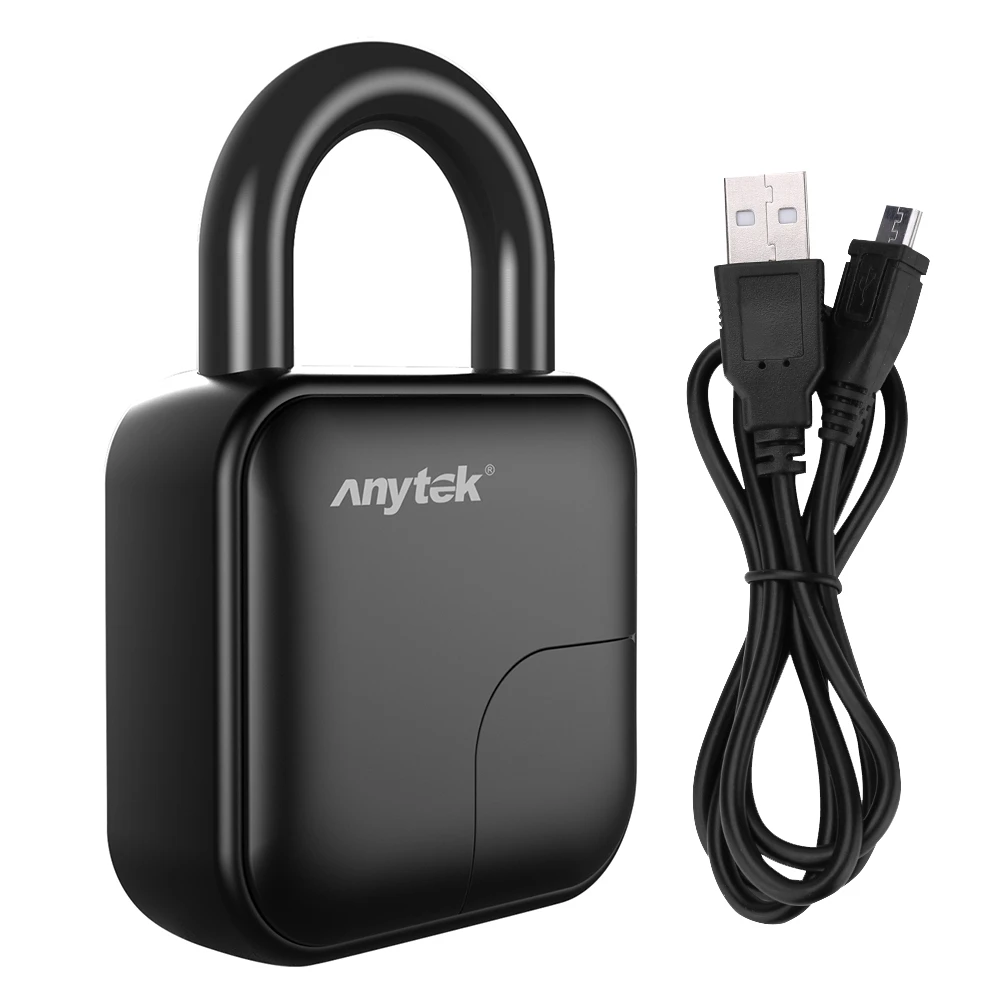 

New Smart Fingerprint Padlock Anti-theft Waterproof Safety Dormitory Door Electronic Lock fingerprint fingerprint