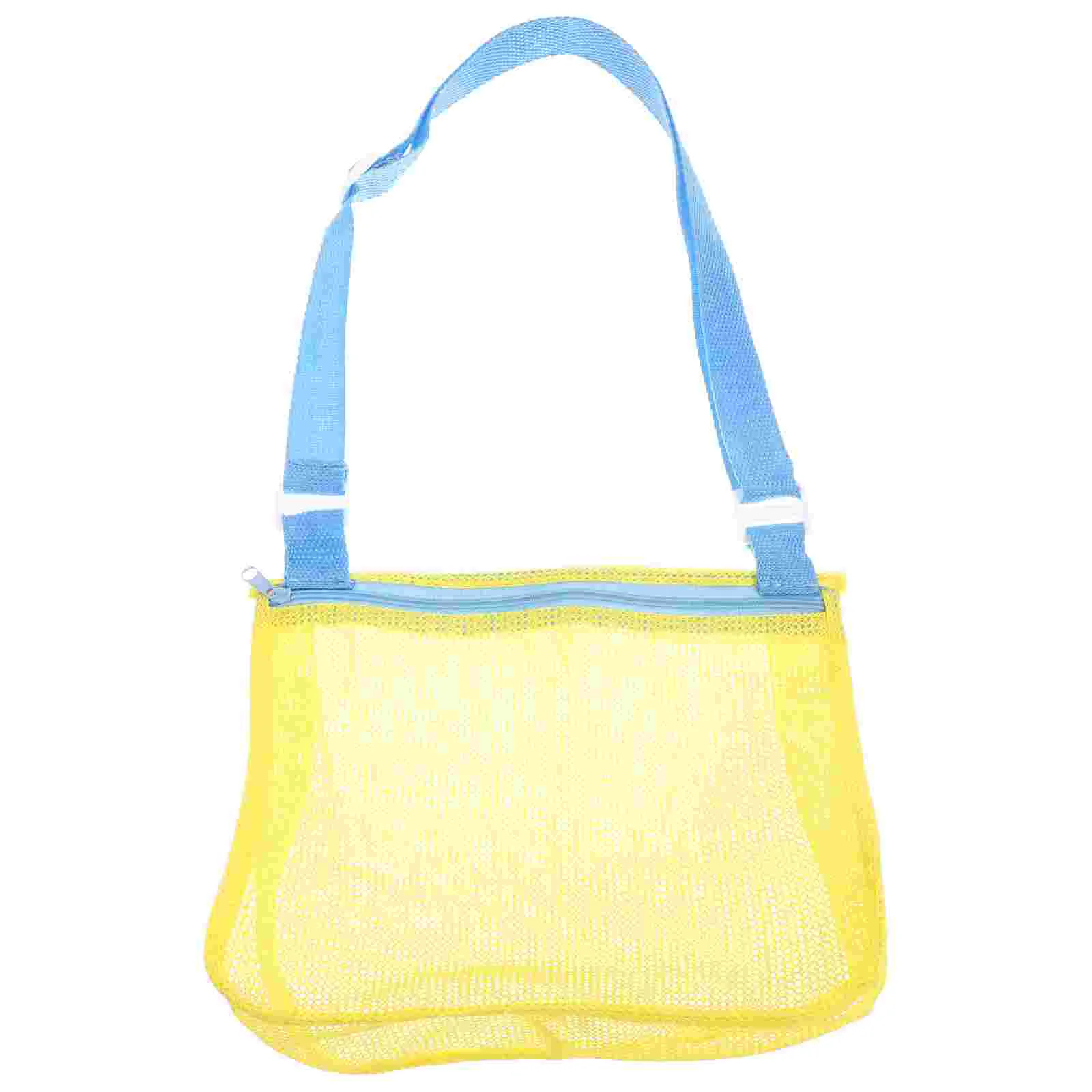 

Beach Shell Mesh Sea Toys Kids Travel Toy Sand Grocery Storage Straps Carrying Adjustable The Shower Toiletries Duffle Swimming