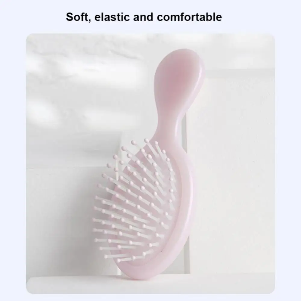 

Cute Air Cushion Comb Anti Static Exhaust Air Bag Massage Combs Home Women Long Fluffy Hair Curling Hairbrush With Cleaning Tool
