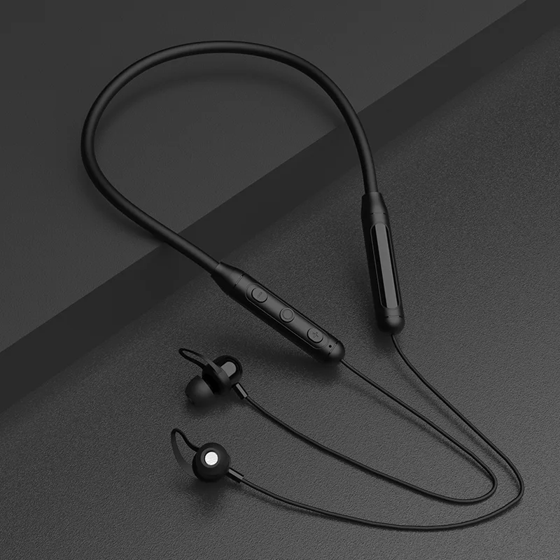 

Sports Bluetooth headset wireless headset neck hanging waterproof stereo bass headset with microphone for xiaomi IPhone Huawei