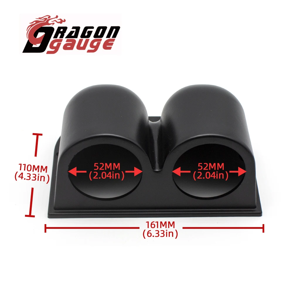 Тахометр 52 мм DRAGON, датчик напряжения, температуры воды, температуры масла, давления ETG, светодиодный цифровой дисплей, Автомобильный датчик, 7 цветов, изменение
